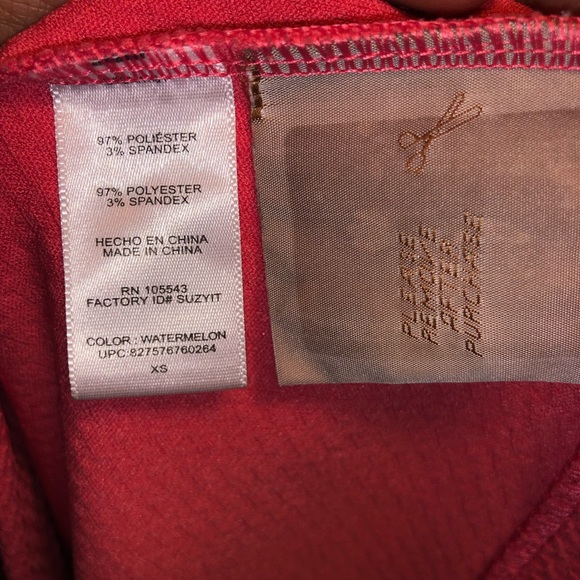 Daisy Fuentes pink peplum top size xs - Picture 5 of 5